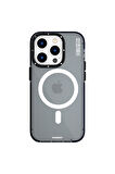 YoungKit iPhone 14 Pro Uyumlu Kılıf Magsafe Kablosuz Şarj Özellikli Youngkit Crystal Color Serisi Kapak