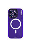 YoungKit iPhone 14 Pro Max Uyumlu Kılıf Magsafe Kablosuz Şarj Özellikli Youngkit Crystal Color Serisi Kapak