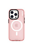 YoungKit iPhone 14 Pro Uyumlu Kılıf Magsafe Kablosuz Şarj Özellikli Youngkit Crystal Color Serisi Kapak