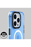 YoungKit iPhone 14 Pro Uyumlu Kılıf Magsafe Kablosuz Şarj Özellikli Youngkit Crystal Color Serisi Kapak