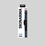 Watch 42mm Uyumlu Kordon Skinarma Spunk Serisi PU Deri Strap Kayış Mavi