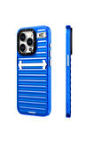 YoungKit iPhone 15 Pro Uyumlu Kılıf Youngkit Luggage Firefly Serisi Kapak Mavi