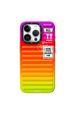 YoungKit iPhone 15 Pro Uyumlu Kılıf Youngkit The Secret Color Serisi Kapak Turuncu