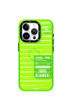 YoungKit iPhone 15 Pro Uyumlu Kılıf Şeffaf Renkli Tasarım Youngkit Fluorite Serisi Kapak Yeşil
