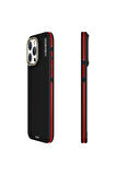 YoungKit iPhone 15 Pro Max Uyumlu Kılıf Magsafe Şarj Özellikli Youngkit 600D Kevlar Kapak Kırmızı