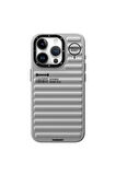 YoungKit iPhone 14 Pro Uyumlu Kılıf Mat Renkli Tasarım Youngkit Original Serisi Kapak Gümüş