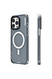 YoungKit iPhone 15 Pro Max Uyumlu Kılıf Magsafe Şarj Özellikli Youngkit Jiansha Serisi Kapak Siyah