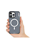 YoungKit iPhone 15 Pro Max Uyumlu Kılıf Magsafe Şarj Özellikli Youngkit Jiansha Serisi Kapak Siyah