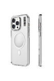 YoungKit iPhone 15 Pro Max Uyumlu Kılıf Magsafe Şarj Özellikli Youngkit Crystal Shield Serisi Kapak Şeffaf