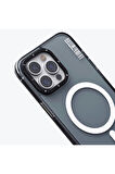 YoungKit iPhone 15 Uyumlu Kılıf Magsafe Şarj Özellikli Youngkit Jiansha Serisi Kapak Siyah