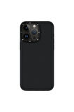 YoungKit iPhone 15 Pro Max Uyumlu Kılıf Buzlu Mat Tasarım Youngkit Hidden Sand Serisi Kapak Siyah