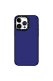 YoungKit iPhone 15 Pro Uyumlu Kılıf Buzlu Mat Tasarım Youngkit Hidden Sand Serisi Kapak Mavi