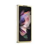 Galaxy Z Fold 5 Uyumlu Kılıf Guess Orjinal Lisanslı Yazı Logolu Glitter Script Kapak Gold