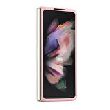 Galaxy Z Fold 5 Uyumlu Kılıf Guess Orjinal Lisanslı Yazı Logolu Glitter Script Kapak Pembe