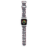 Watch 40mm Uyumlu Kordon Hello Kitty Orjinal Lisanslı Çizgiler & Kitty Yumuşak Strap Kayış