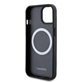 iPhone 15 Kılıf Lacoste Orjinal Lisanslı PU Pike Desenli İkonik Timsah Dokuma Logolu Kapak