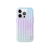 iPhone 15 Pro Uyumlu Kılıf Parlayan Arka Yüzey Coehl Linear Kapak Mor