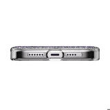iPhone 15 Pro Max Uyumlu Kılıf Magsafe Özellikli Simli Şeffaf Lisanslı Switcheasy Starfield-M Mor