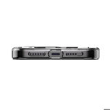 iPhone 15 Pro Max Uyumlu Kılıf Magsafe Çift IMD Baskılı Lisanslı Switcheasy Artist-M Fleur Gri