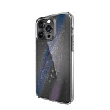 iPhone 15 Pro Max Uyumlu Kılıf  IMD Baskılı Bumper Lisanslı Switcheasy Cosmos Nebula Şeffaf