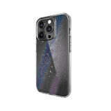 iPhone 15 Pro Uyumlu Kılıf  IMD Baskılı Bumper Lisanslı Switcheasy Cosmos Nebula Kapak Şeffaf