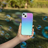 iPhone 14 Uyumlu Kılıf Renk Geçişli Kenarları Şeffaf Lisanslı Switcheasy Crush Plus Kapak Starlight