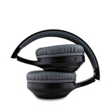 Kulak Üstü Bluetooth Kulaklık Guess Orjinal Lisanslı Katlanabilir Metal Klasik Logolu Siyah