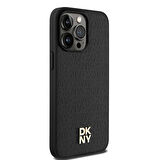 Apple iPhone 15 Pro Max Uyumlu Kılıf DKNY Orjinal Lisanslı Magsafe Şarj Özellikli 3D Yazılı Repeat Pattern Kapak