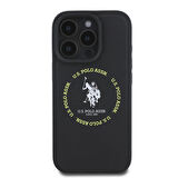 Apple iPhone 16 Pro Uyumlu Kılıf U.S. Polo Assn. Orjinal Lisanslı Magsafe Şarj Özellikli Circle ve Double Horse Logolu Deri Kapak