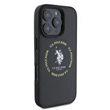 Apple iPhone 16 Pro Uyumlu Kılıf U.S. Polo Assn. Orjinal Lisanslı Magsafe Şarj Özellikli Circle ve Double Horse Logolu Deri Kapak