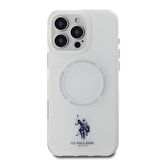 Apple iPhone 16 Pro Max Uyumlu Kılıf U.S. Polo Assn. Orjinal Lisanslı Magsafe Şarj Özellikli IML Double Horse Logolu Ring Kapak