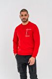 SWEATSHIRT BASIC - 902 - B04 - KIRMIZI