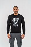 SWEATSHIRT BASIC - 902 - B21 - SİYAH