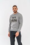 SWEATSHIRT BASIC - 902 - B15 - GRİ