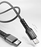 Wiwu WP101 MFI Lightning PD Kablo 30W Hızlı Şarj Kablosu 100 mm Data Kablo