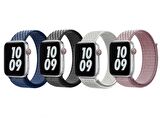 Apple Watch 38mm Uyumlu Wiwu Sport Loop Hasır Saat Kordon Kayış Bileklik