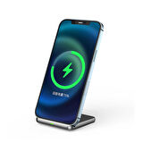 Wiwu Power Air One Kablosuz Şarj Standı Wireless Şarj Cihazı 18W Hızlı Şarj Dock Station