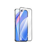 iPhone 15 Pro Max Uyumlu Recci RSP-A05SD 3D HD Full Transparan Temperli Cam Ekran Koruyucu