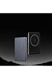 Recci RPB-W20 Taşınabilir Wireless Şarj ve PD Hızlı Şarj Özellikli Powerbank 15W 4900mAh Mavi