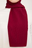 Armine Trend J.Capri Şal 4-132 - Kalpli Bordo