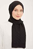 Armine Trend Ultra Lıght A Logo Siyah Şal 18-83