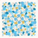 Armine Soft Bebe Mavisi Desenli Eşarp 6083-03