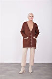Armine Hırka 23Kd2809 Kahverengi