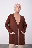 Armine Hırka 23Kd2809 Kahverengi