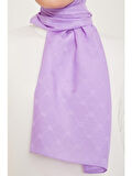 Trend Monogram Şal 1 3211 Mor