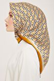 Armine Hardal Geometrik Desen Tivil İpek Eşarp 9149-04