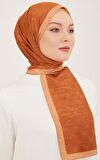 Armine Trend Monogram Şal 2-115 - Turuncu