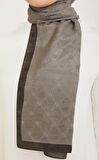 Armine Trend Monogram Şal 2-140 - Gri