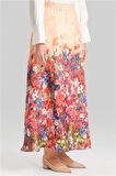 Armine Godeli Ve Desenli Etek 24Y1628 Oranj