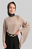 Armine İspanyol Kollu Bluz 24Y3531 Vizon